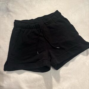 Universal Thread Black Athletic Shorts with Elastic Waistband